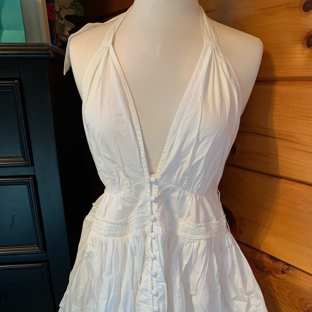 NWT Free People sz S White tunic top